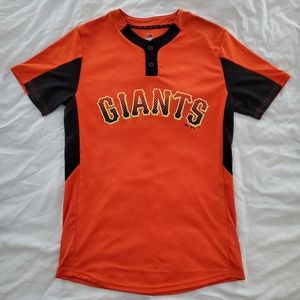 Majestic San Francisco Giants 2 Button Jersey Mens S I383 Coolbase MLB #12